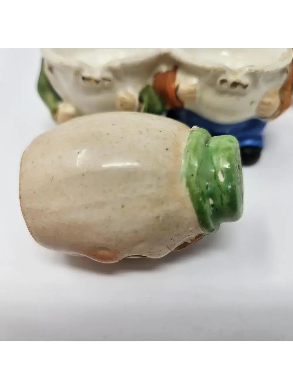 3 Pc Set Vtg Egg Head Humpty Dumpty Salt Pepper Shakers Japan Anthropomorphic